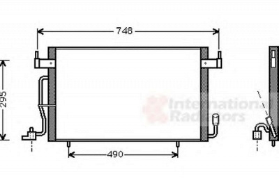 VAN WEZEL 09005166 -  Конденсатор, кондиционер